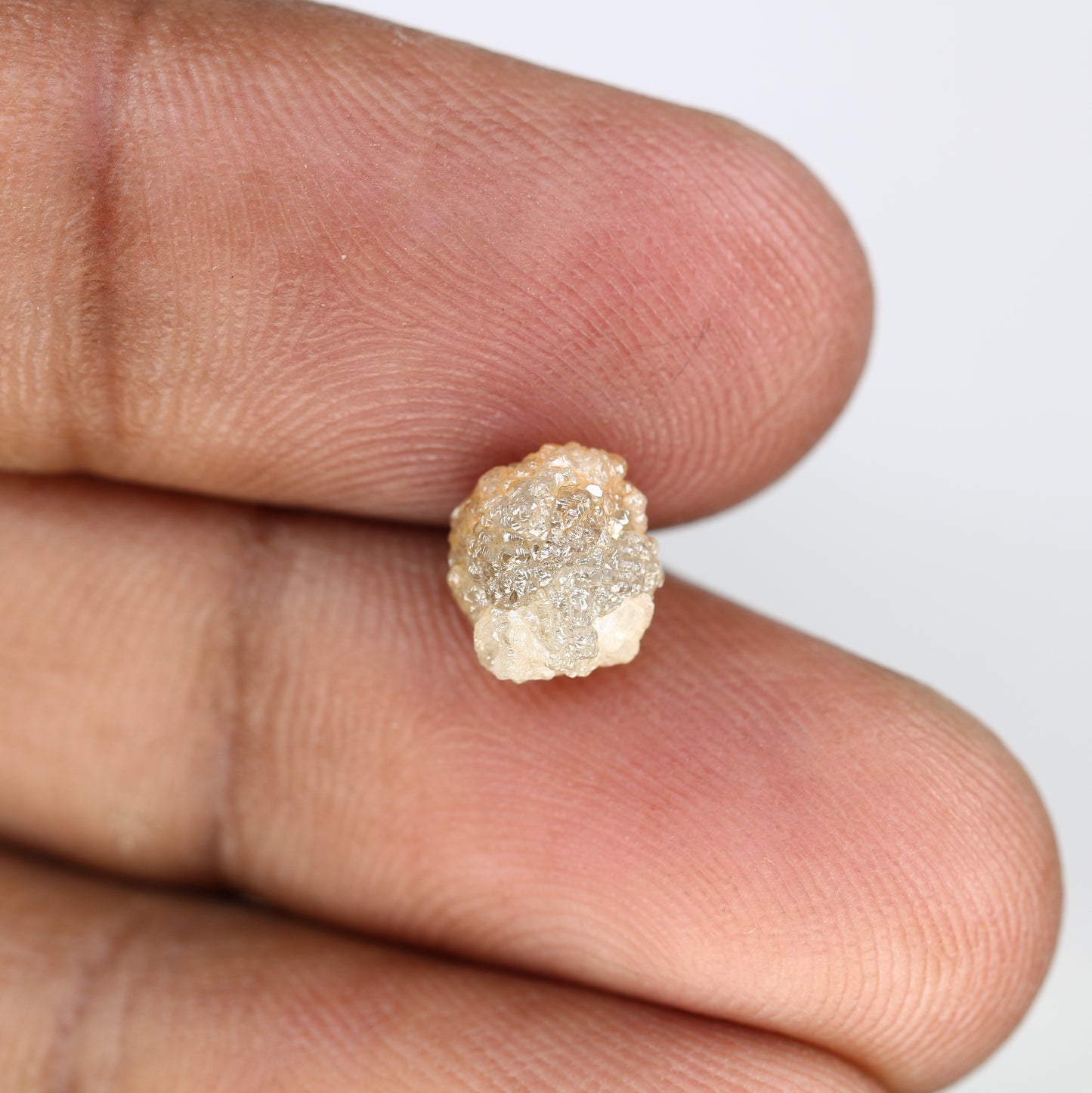2.77 CT Irregular Shape Grey Uncut Raw Rough Diamond For Wedding Ring - JayKrishna Diamond