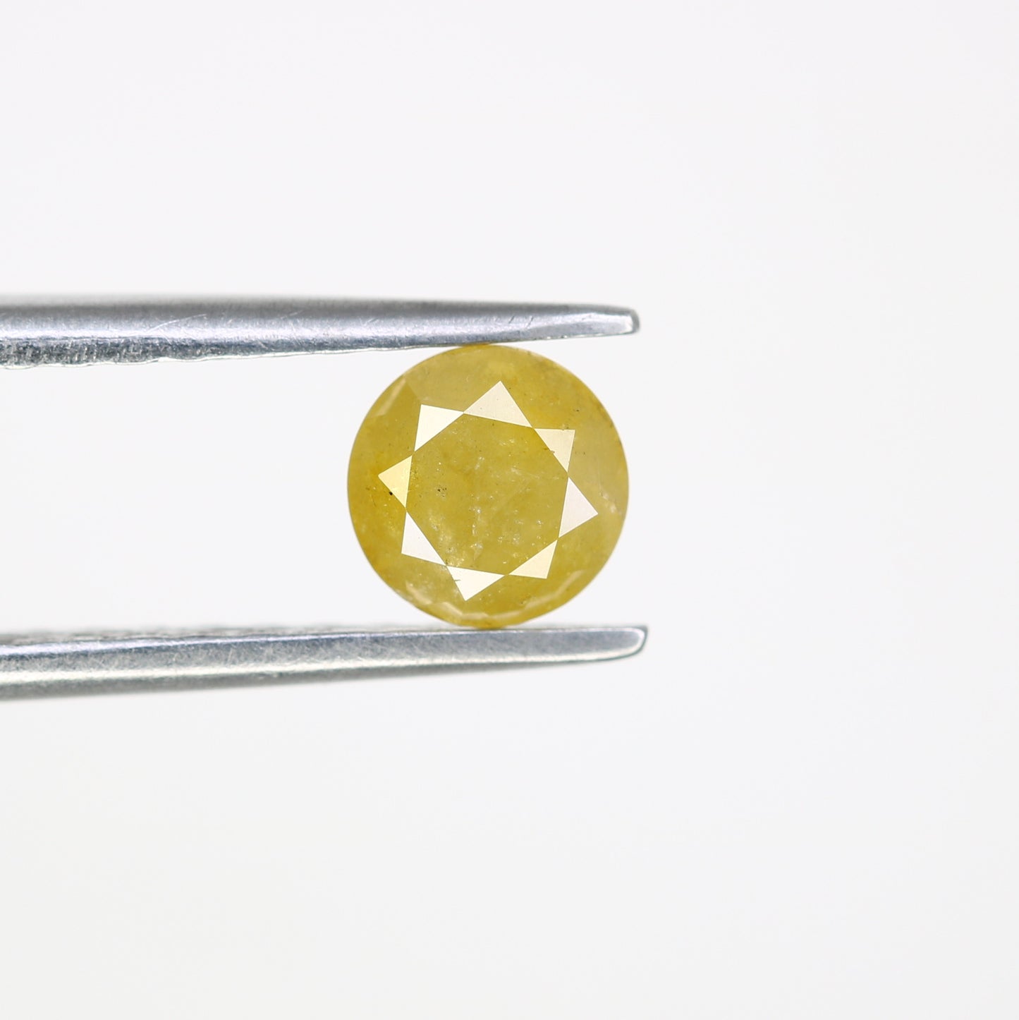 0.68 CT Loose Yellow Round Brilliant Cut Diamond For Engagement Ring - JayKrishna Diamond