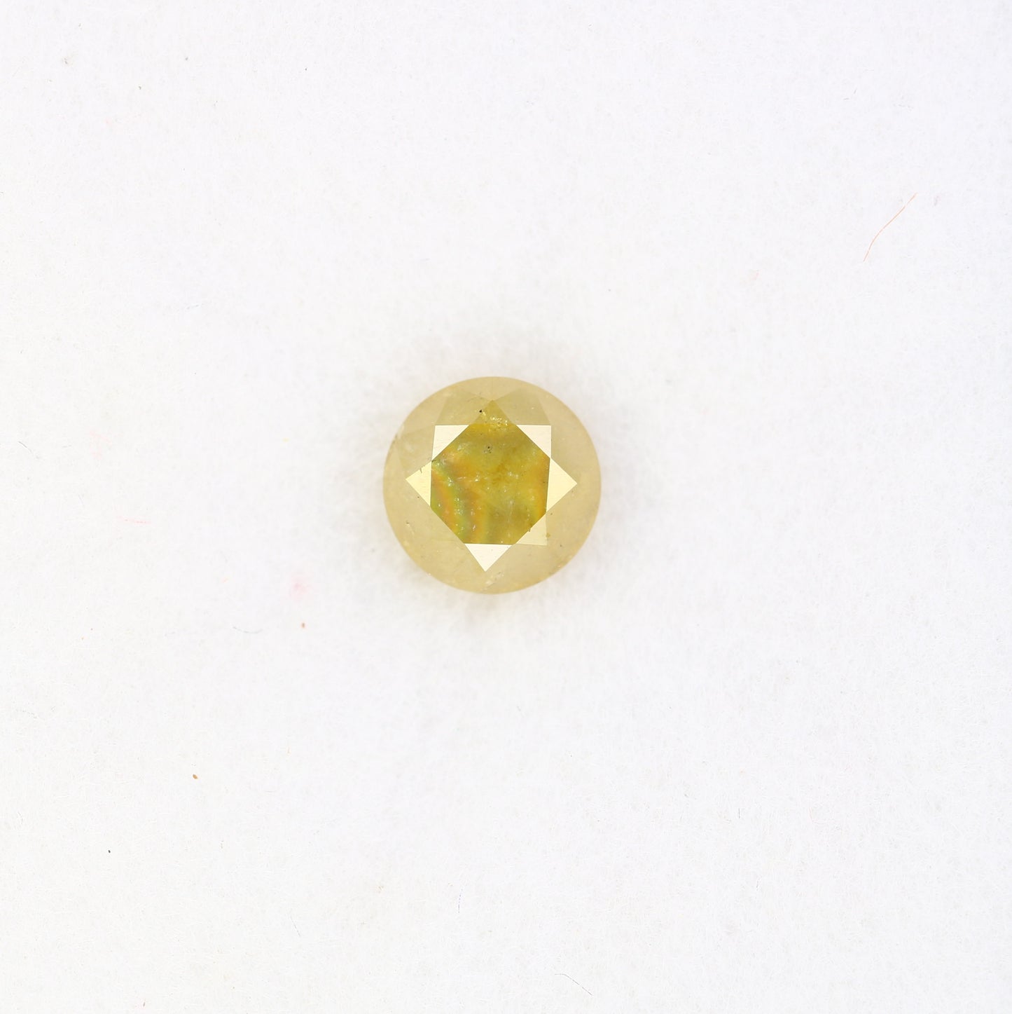 0.68 CT Loose Yellow Round Brilliant Cut Diamond For Engagement Ring - JayKrishna Diamond