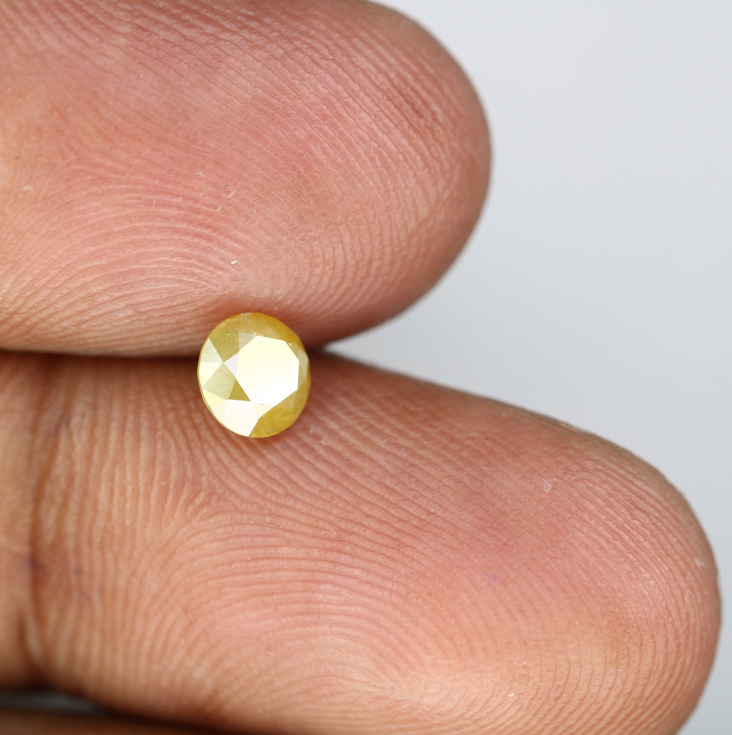 0.68 CT Loose Yellow Round Brilliant Cut Diamond For Engagement Ring - JayKrishna Diamond