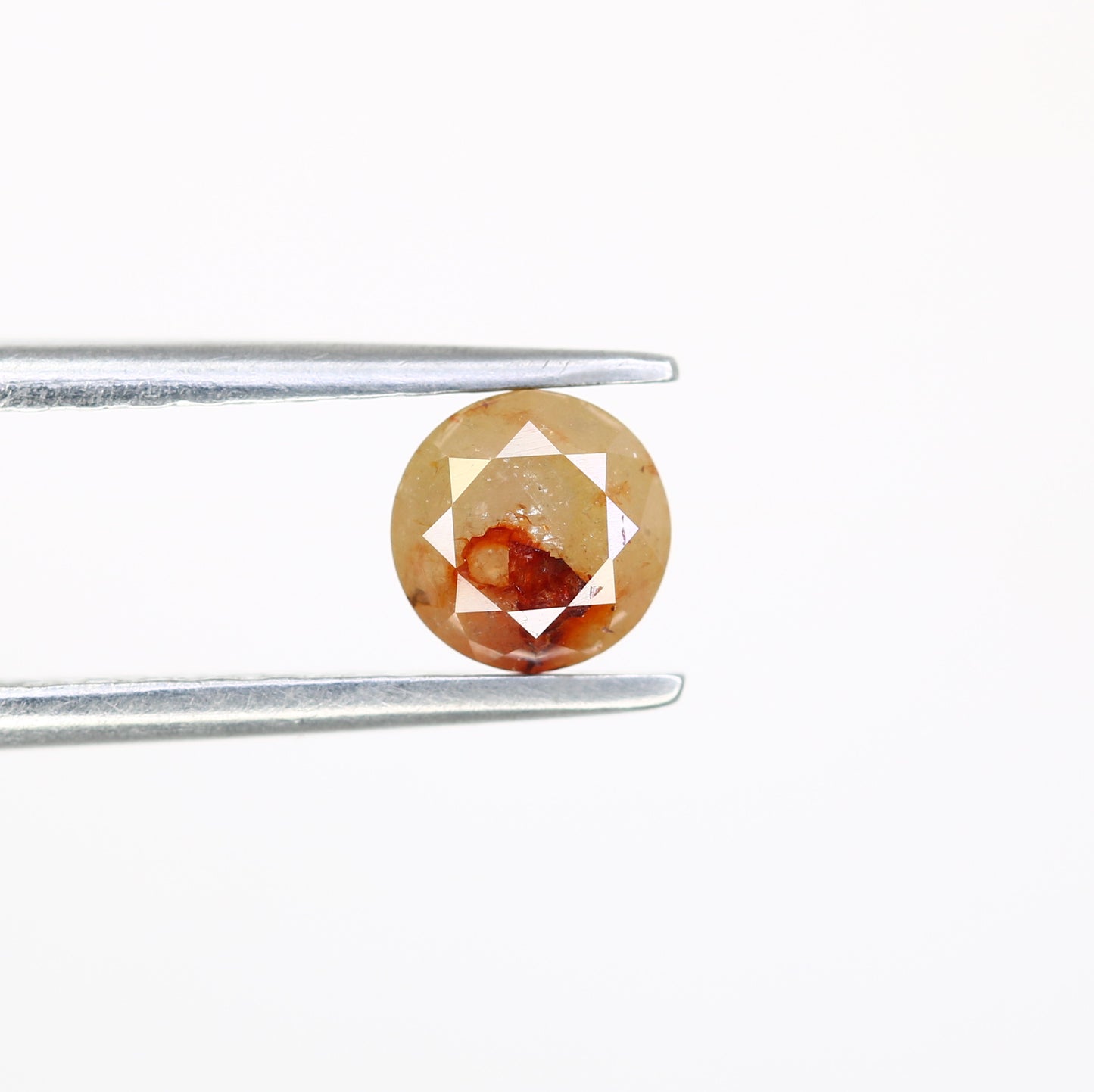 0.67 CT Peach Loose Natural Round Brilliant Cut Diamond for Proposal Ring - Unique Gemstone for Custom Jewelry Designs - JayKrishna Diamond