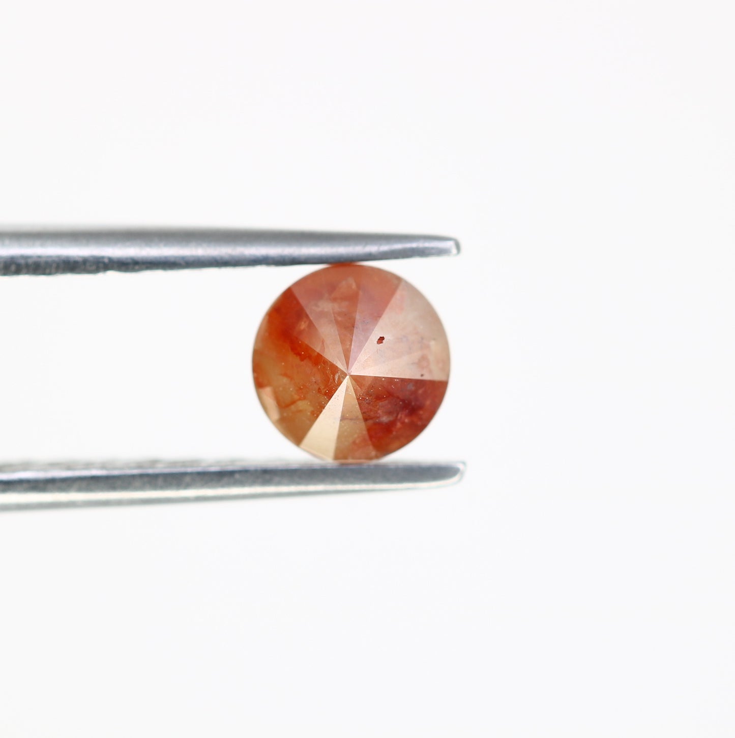 0.74 CT Fancy Red 5.10 MM Polished Round Brilliant Cut Diamond For Proposal Ring - JayKrishna Diamond