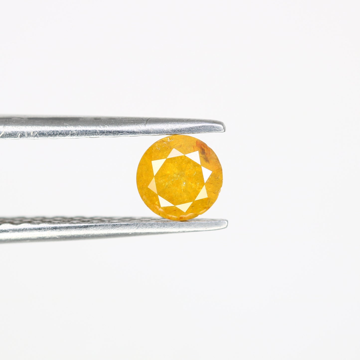 0.48 CT Round Brilliant Cut Yellow Loose Diamond For Engagement Ring - JayKrishna Diamond