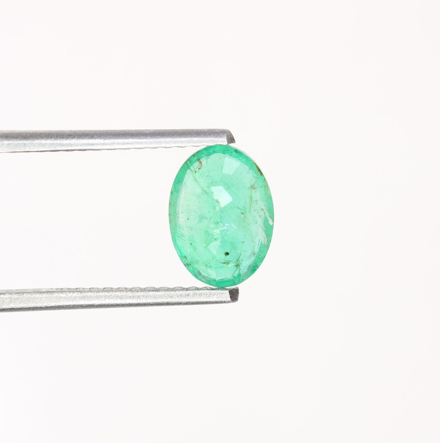1.17 CT Natural Green Oval Shape Emerald Sapphire Gemstone For Wedding Ring | Gift For Girlfriend | Valentine's Day Gift - JayKrishna Diamond