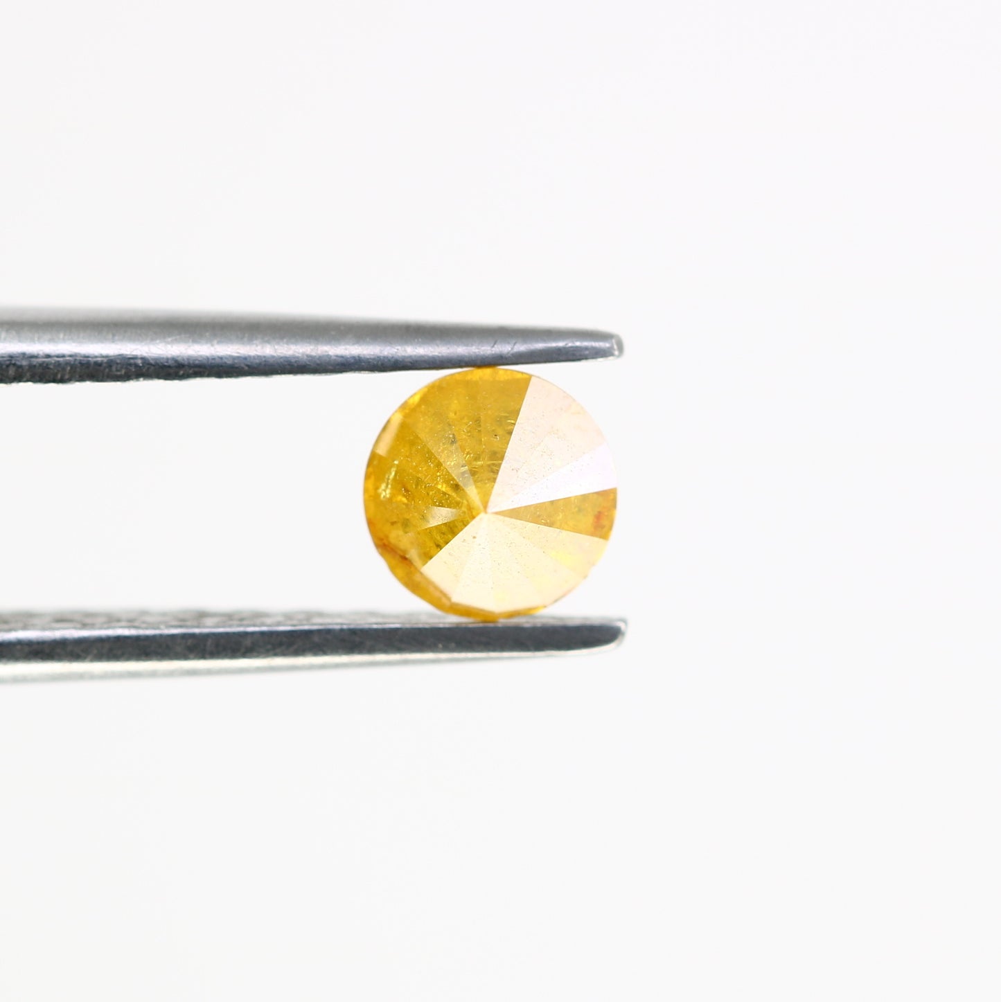 0.48 CT Round Brilliant Cut Yellow Loose Diamond For Engagement Ring - JayKrishna Diamond
