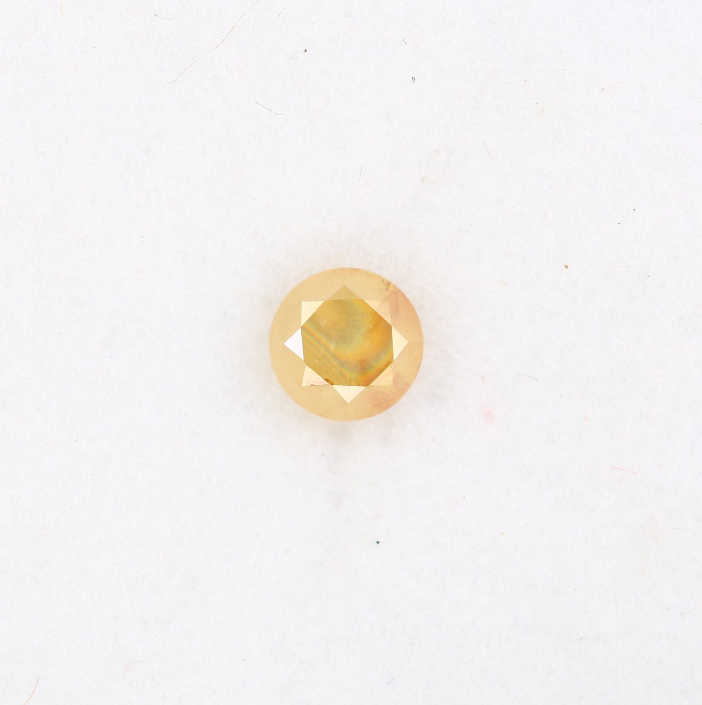 0.50 CT Light Yellow Loose Round Brilliant Cut Diamond For Engagement Ring - JayKrishna Diamond