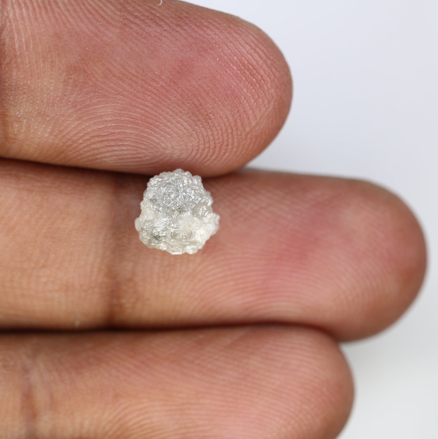 1.86 CT Raw Uncut Grey Rough Irregular Shape Diamond For Engagement Ring - JayKrishna Diamond