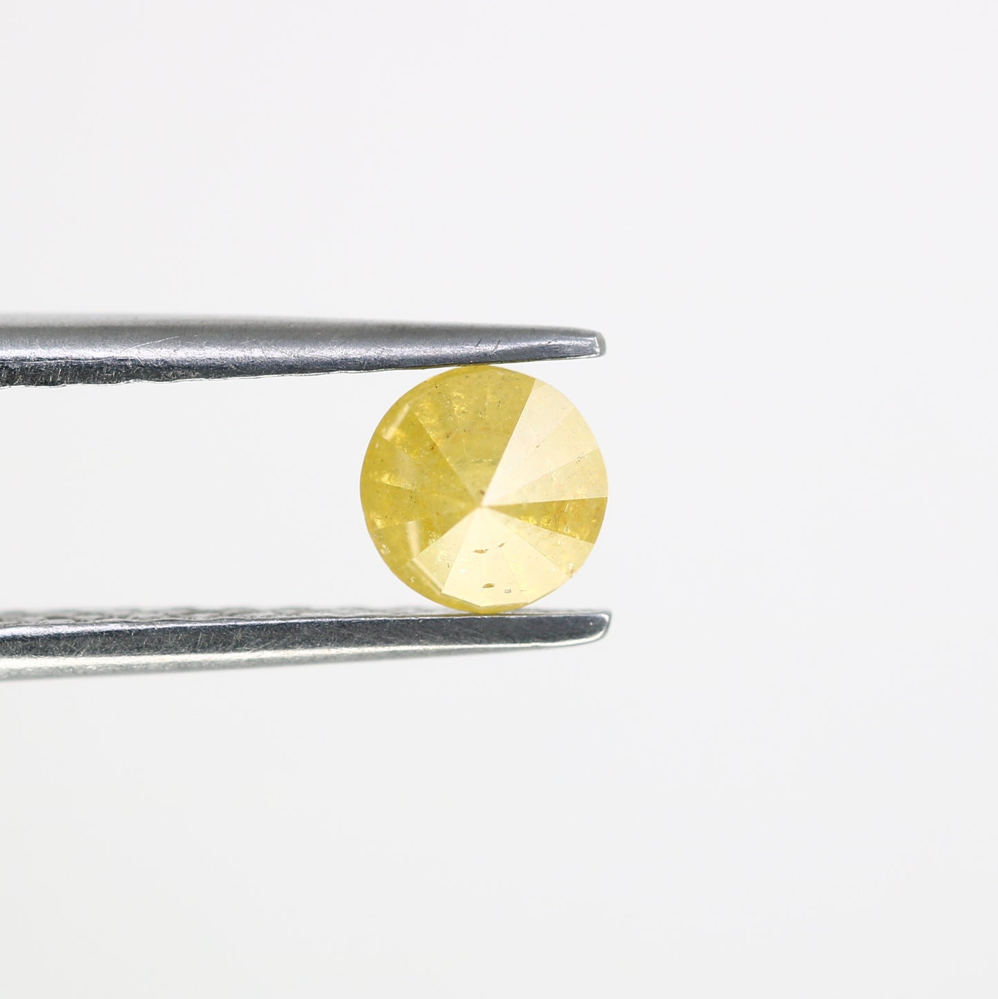 0.58 CT Round Natural Brilliant Cut Yellow Diamond – Radiant Loose Gem for Custom Engagement Rings - JayKrishna Diamond