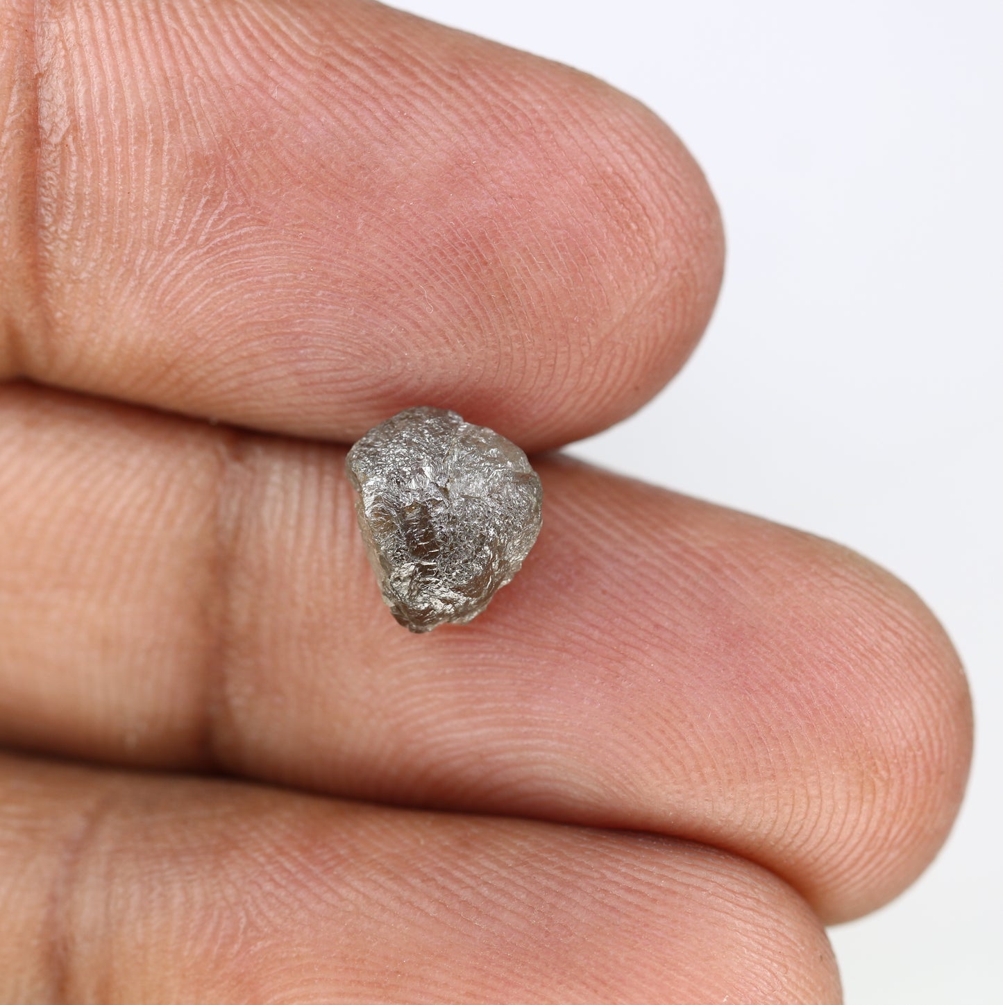 1.72 CT Rough Grey Irregular Shape Raw Diamond For Engagement Ring - JayKrishna Diamond