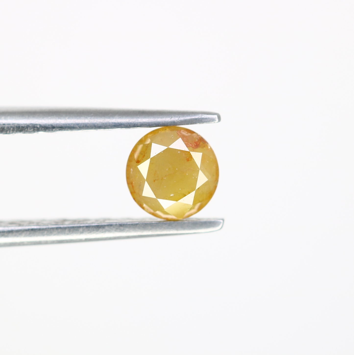 0.55 CT Brilliant Cut Round Yellow Natural Diamond For Engagement Ring - JayKrishna Diamond