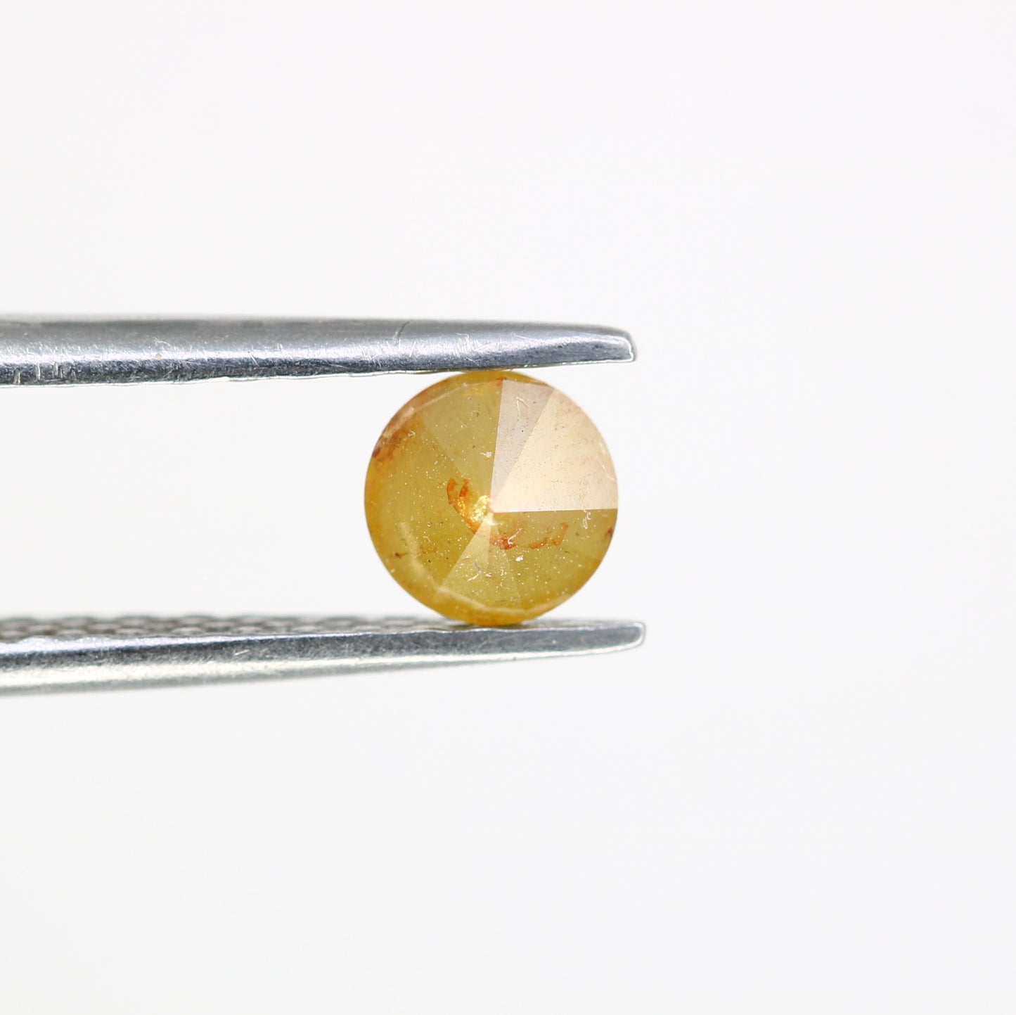 0.55 CT Brilliant Cut Round Yellow Natural Diamond For Engagement Ring - JayKrishna Diamond