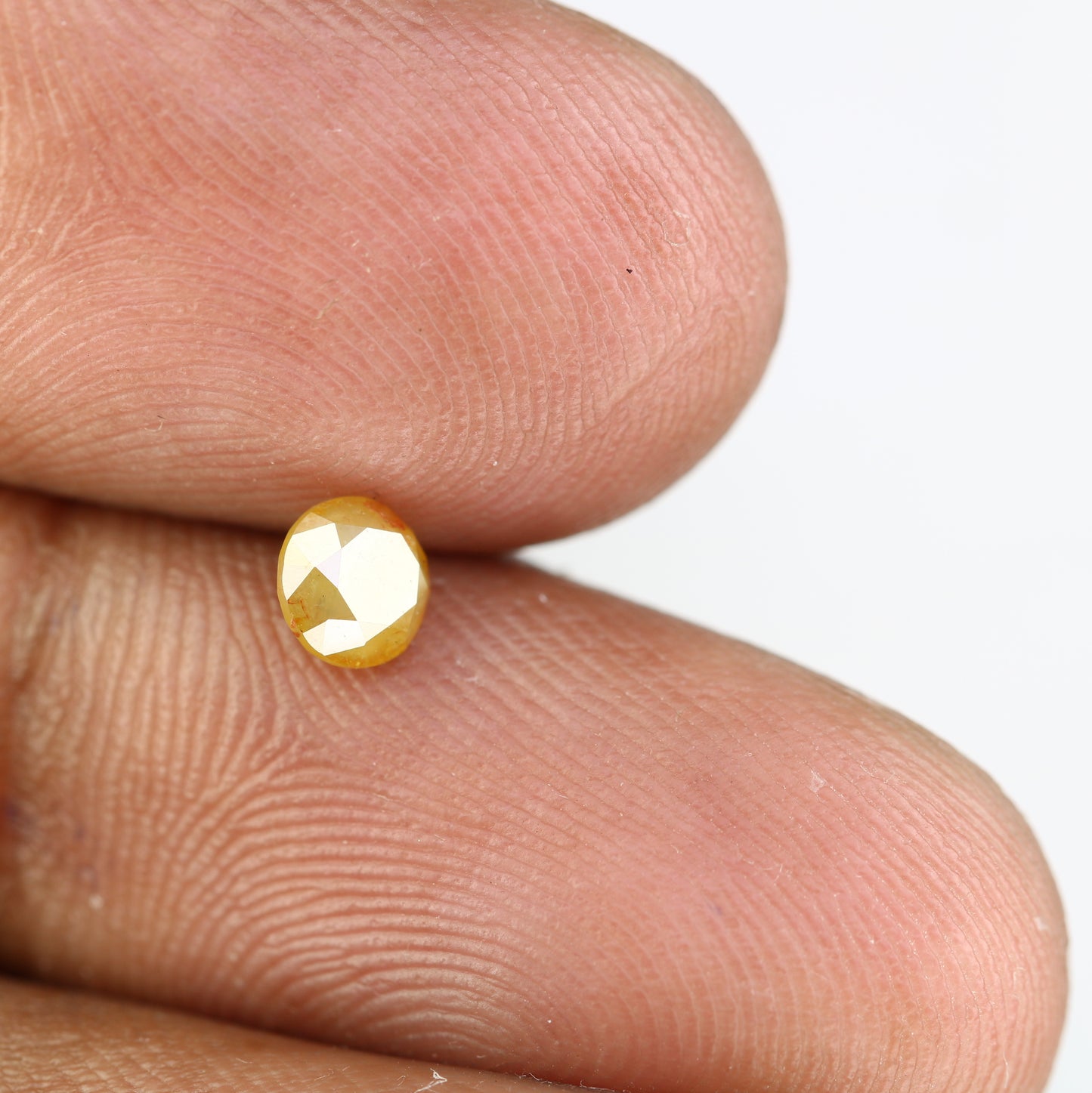 0.55 CT Brilliant Cut Round Yellow Natural Diamond For Engagement Ring - JayKrishna Diamond