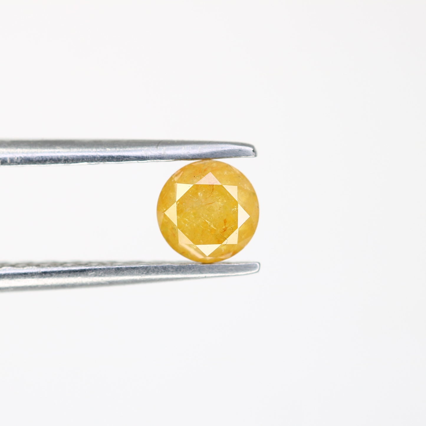 0.50 CT 4.50 x 3.50 MM Yellow Loose Round Brilliant Cut Natural Diamond For Engagement Ring - JayKrishna Diamond