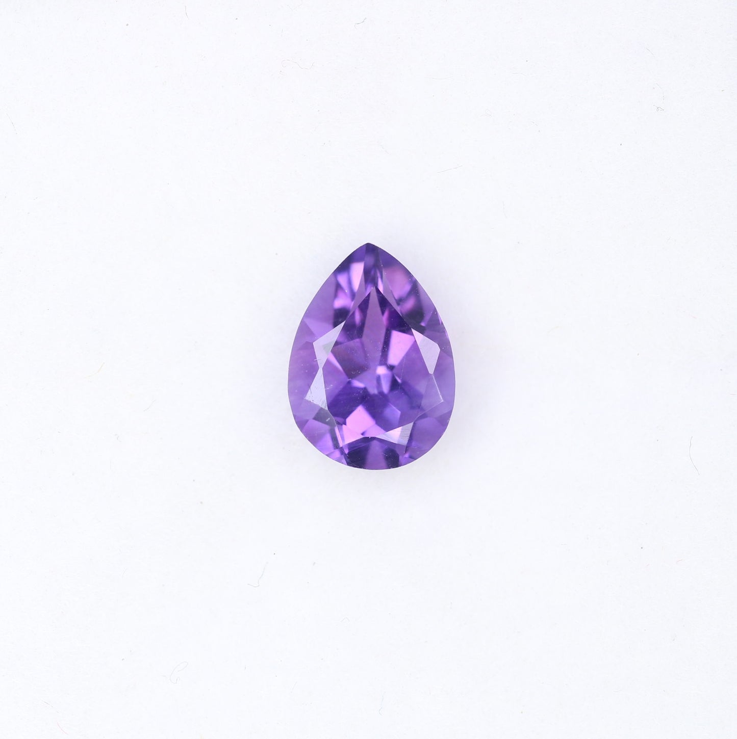 1.17 CT Amethyst Gemstone Pear Shape Purple Gemstone For Engagement Ring - JayKrishna Diamond