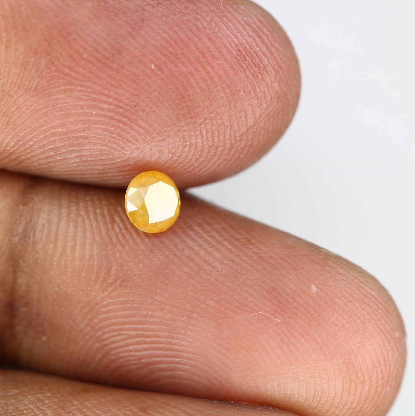 0.50 CT 4.50 x 3.50 MM Yellow Loose Round Brilliant Cut Natural Diamond For Engagement Ring - JayKrishna Diamond