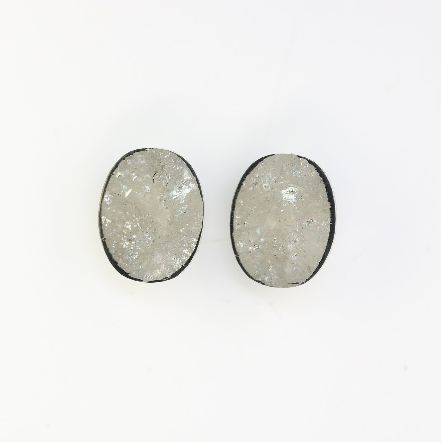 3.06 CT Oval Shape Grey Natural Loose Pair Diamond For Engagement Ring - JayKrishna Diamond