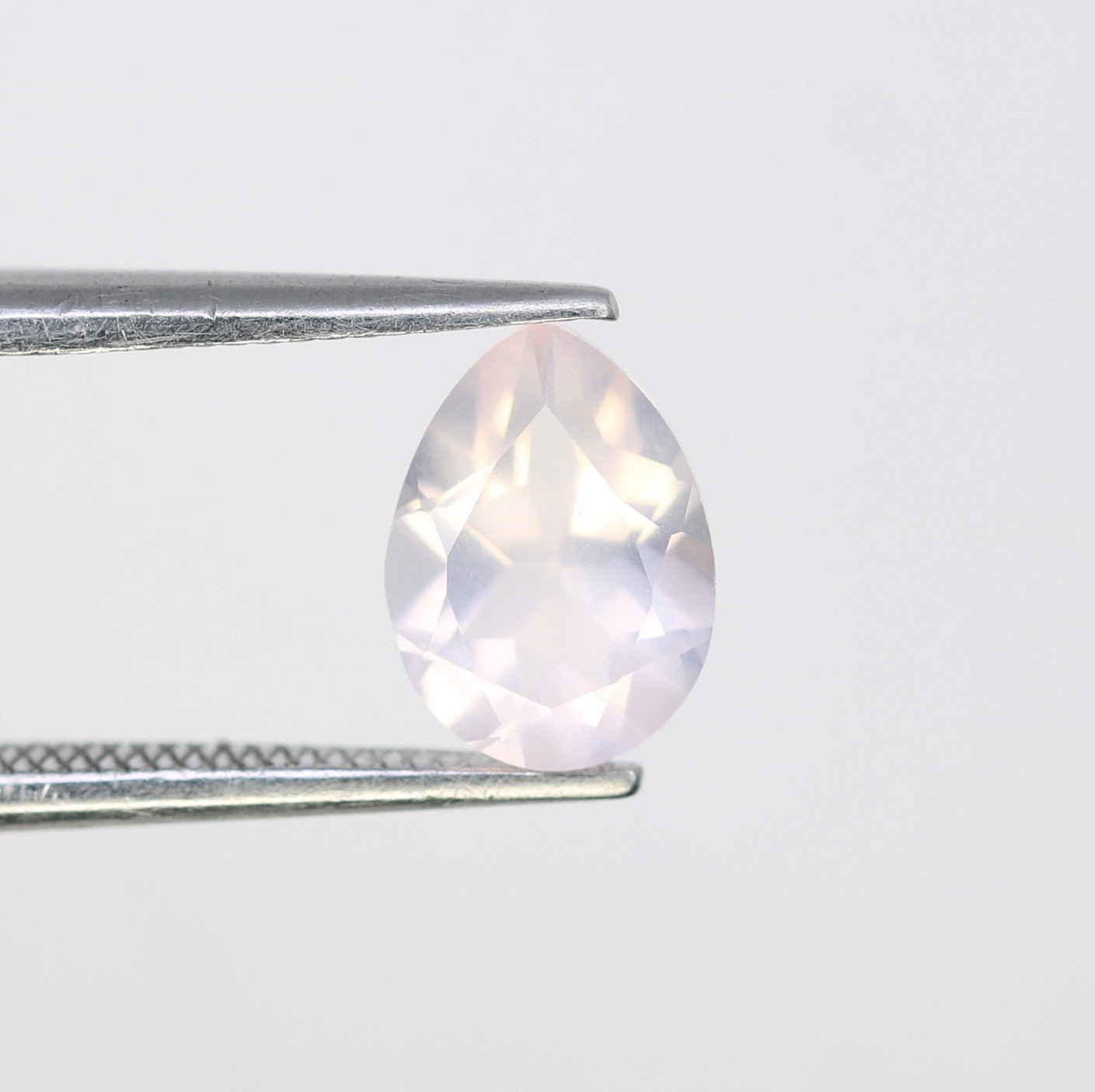 1.06 CT 8.10 MM Beautiful Pear Shape Rose Quartz Gemstone For Pendant - JayKrishna Diamond