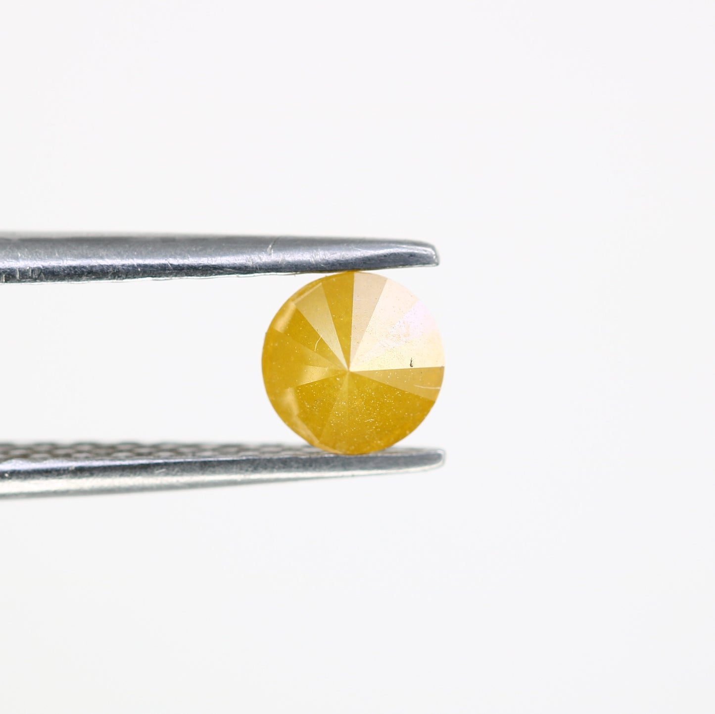 0.57 CT Natural Yellow Round Brilliant Cut Diamond – Stunning Loose Gem for Custom Engagement Rings - JayKrishna Diamond