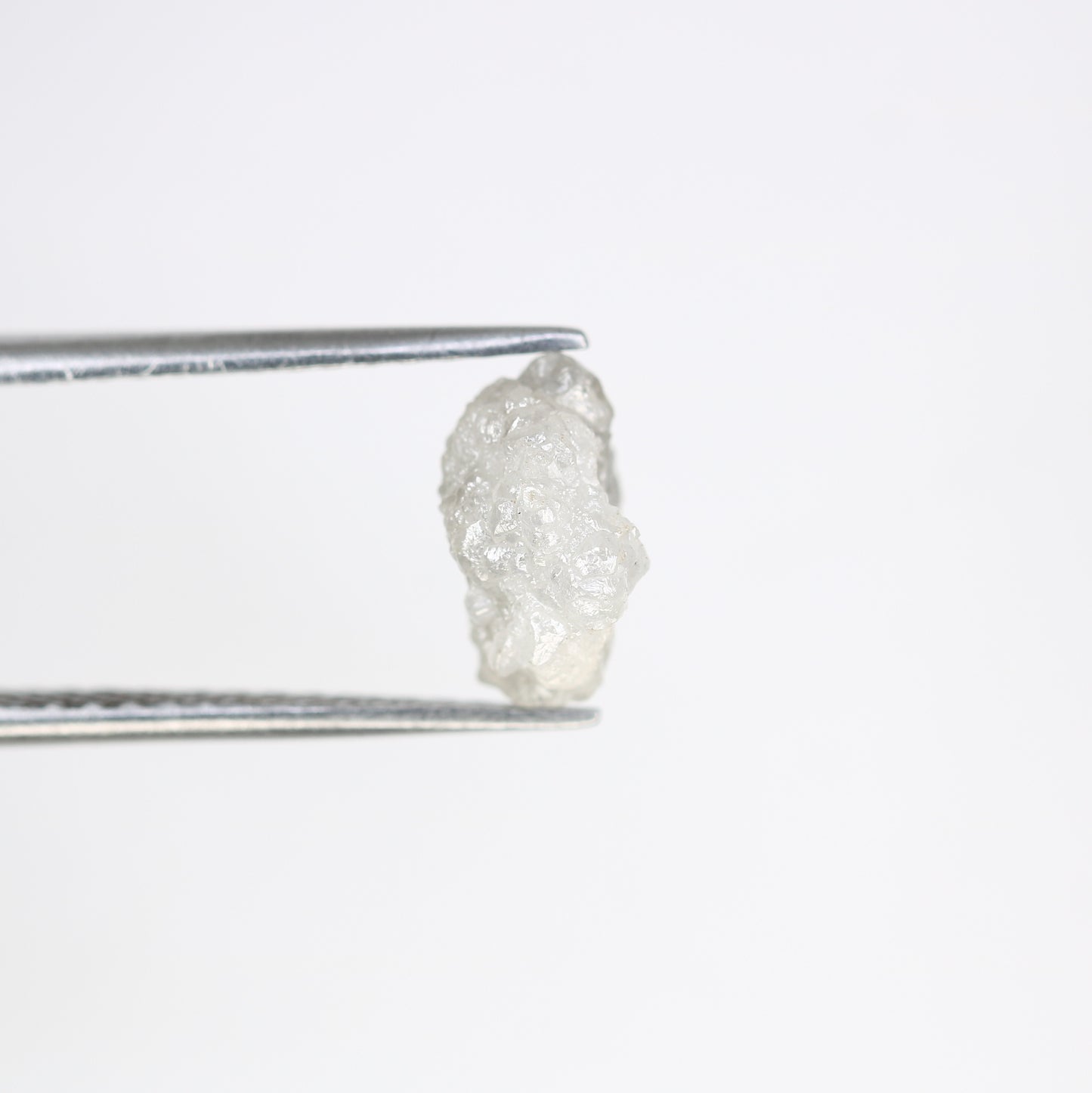 2.90 Carat 10 MM Raw Diamond White Rough Natural Loose Uncut Diamond For Wedding Ring - JayKrishna Diamond