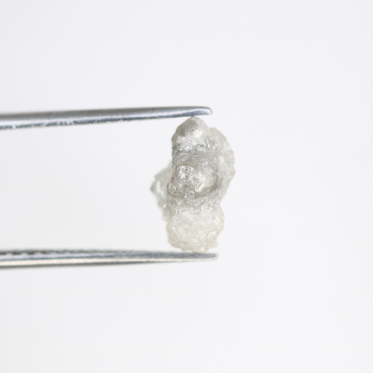 2.90 Carat 10 MM Raw Diamond White Rough Natural Loose Uncut Diamond For Wedding Ring - JayKrishna Diamond