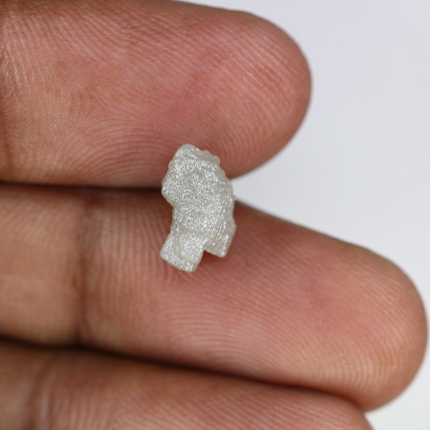 3.15 Carat Grey Color Loose Natural Unique Rough Diamond For Wedding Ring - JayKrishna Diamond