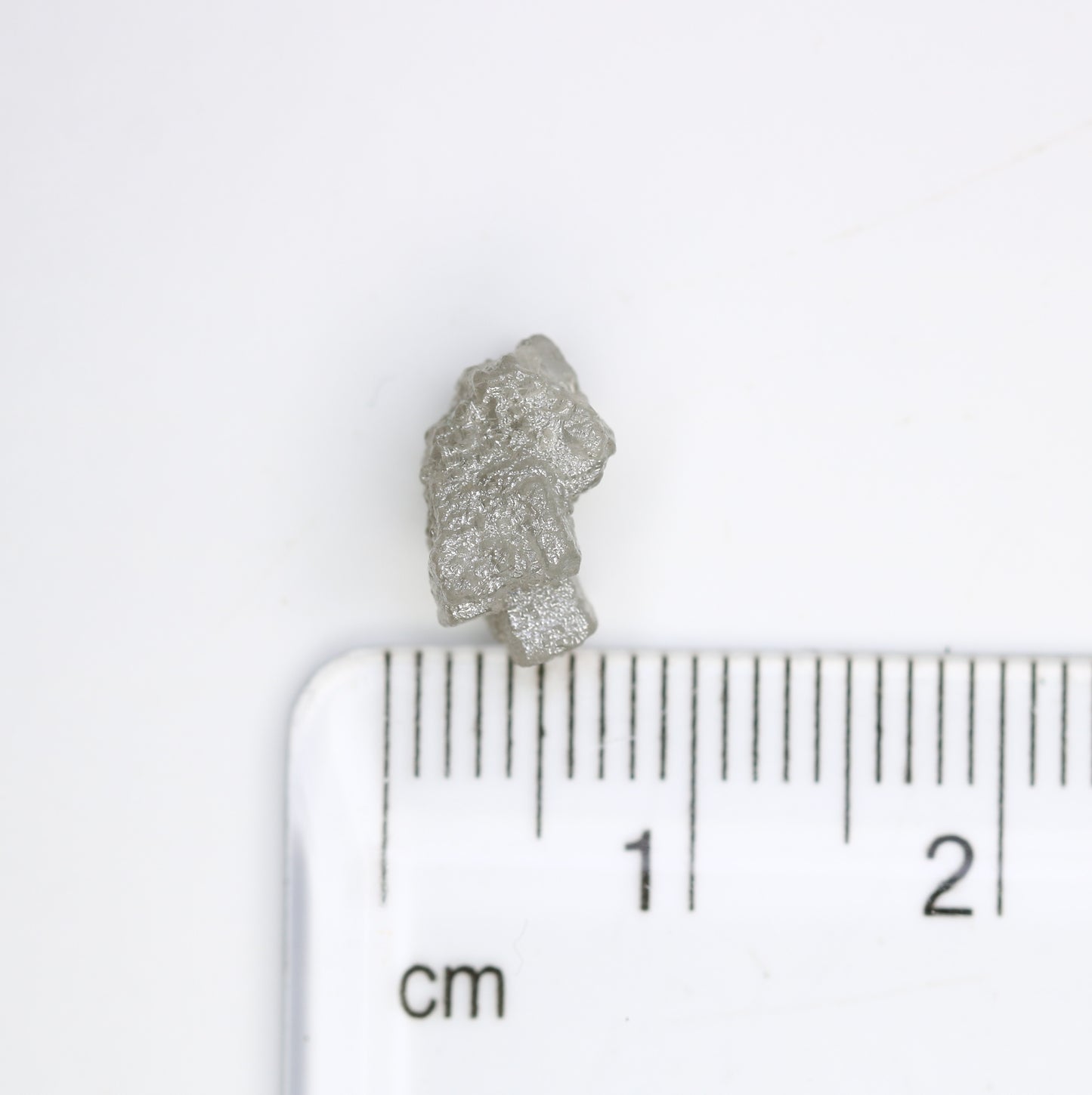 3.15 Carat Grey Color Loose Natural Unique Rough Diamond For Wedding Ring - JayKrishna Diamond