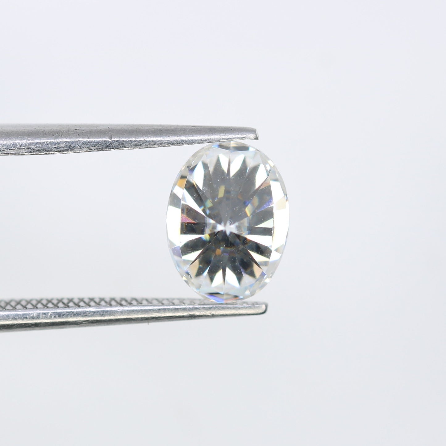 1.44 CT Moissanite Gemstone Oval Cut White Gemstone For Engagement Ring - JayKrishna Diamond