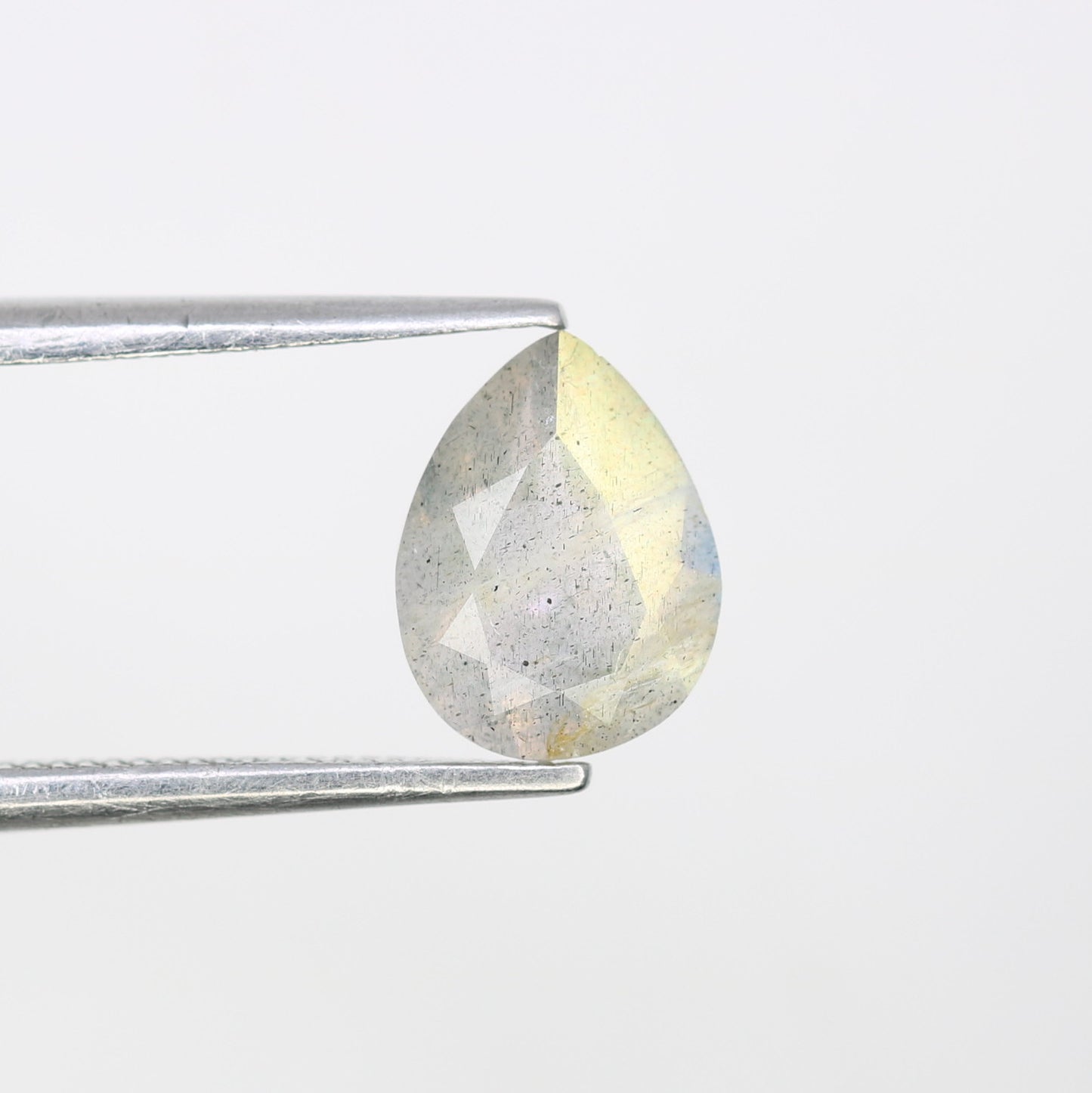 Enchanting Elegance: Unveil Romance with our 1.14 CT Pear-Shaped Labradorite Gemstone, Perfect for Your Dream Engagement Ring! - JayKrishna Diamond