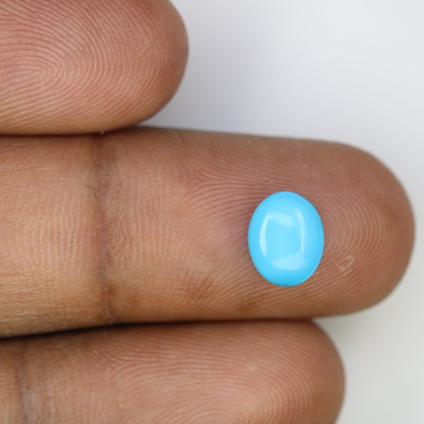 1.71 CT Natural Blue Oval Cut Turquoise Gemstone For Jewellry - JayKrishna Diamond