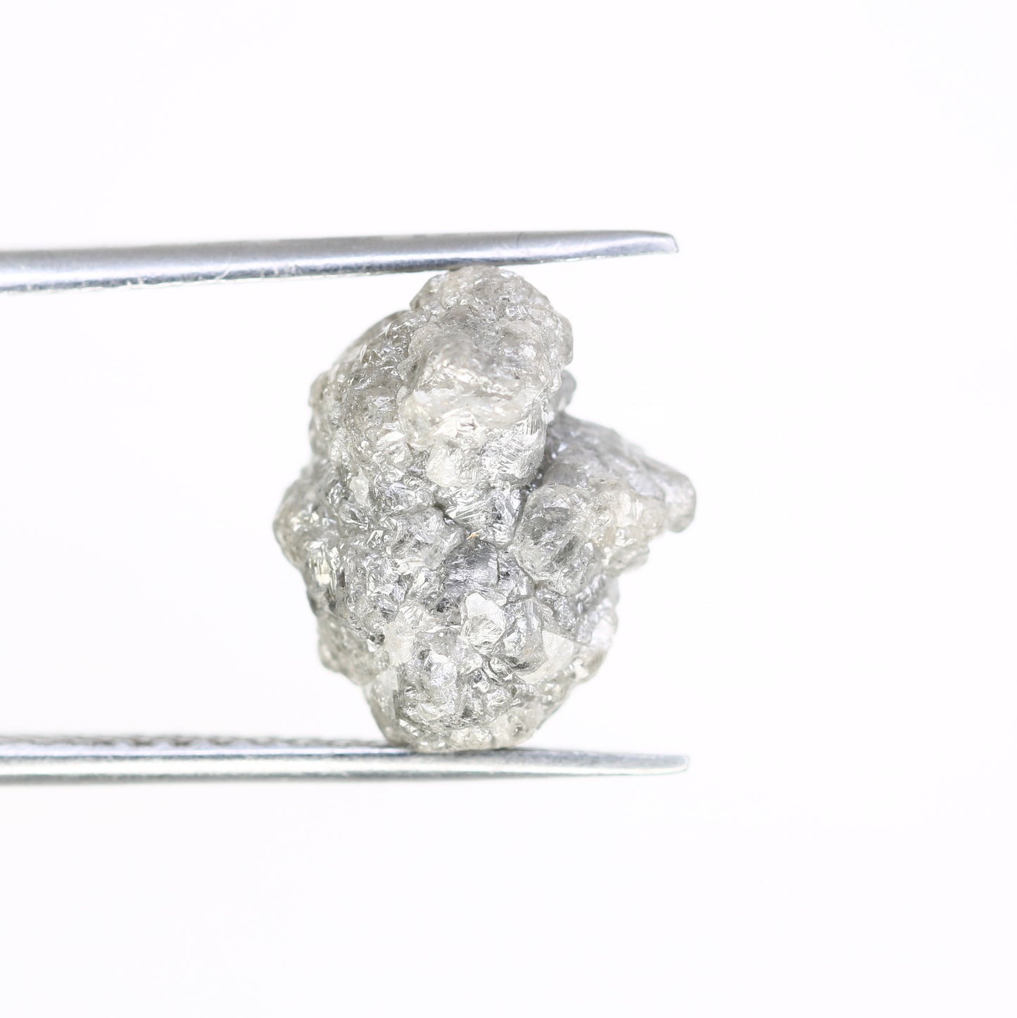 8.43 Carat 13.00 MM Natural Loose Grey Color Uncut Raw Rough Diamond For Diamond Jewelry - JayKrishna Diamond