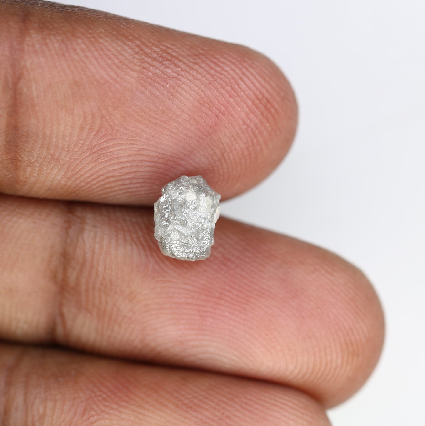 2.23 Carat Natural Loose Antique Grey Color Raw Rough Diamond For Wedding Ring - JayKrishna Diamond
