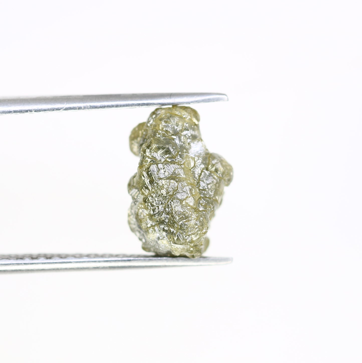 5.78 Carat Green Color Loose Natural Uncut Raw Rough Diamond For Wedding Ring - JayKrishna Diamond