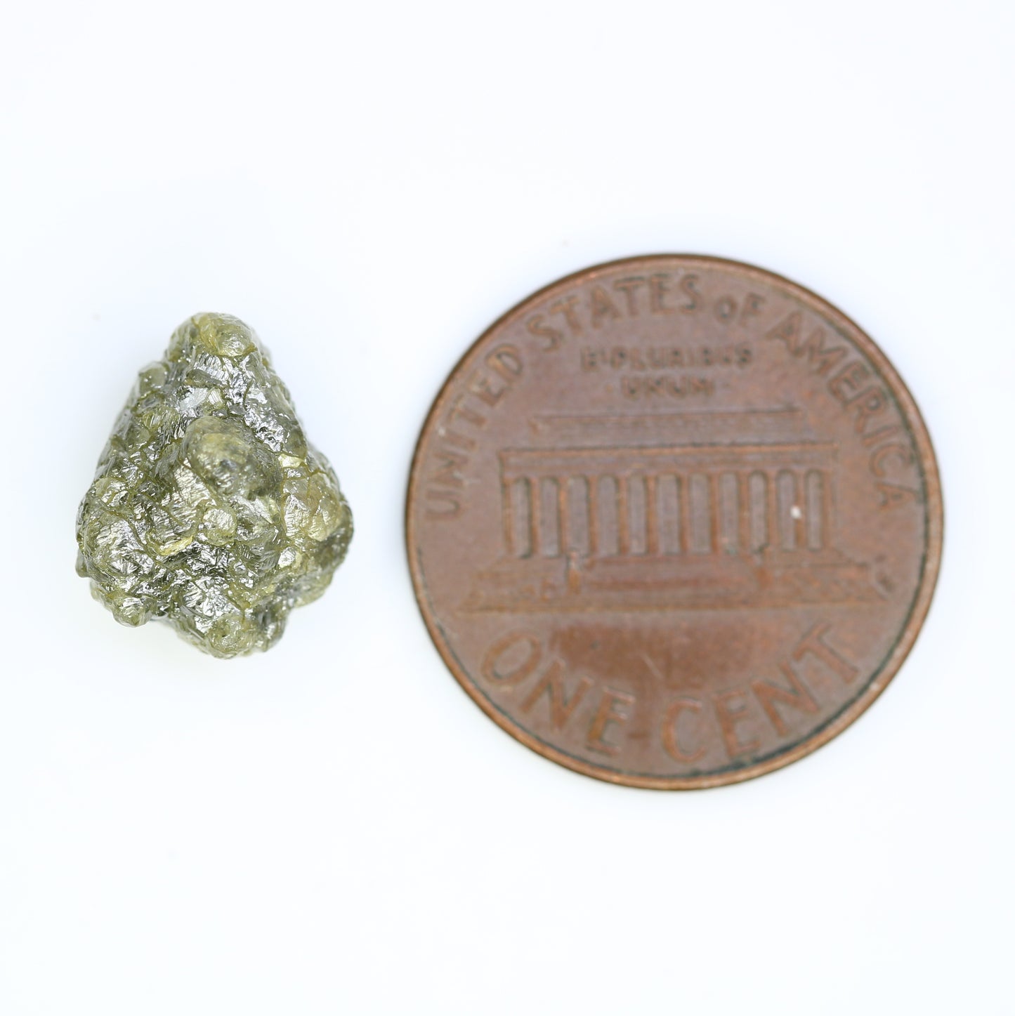 5.78 Carat Green Color Loose Natural Uncut Raw Rough Diamond For Wedding Ring - JayKrishna Diamond