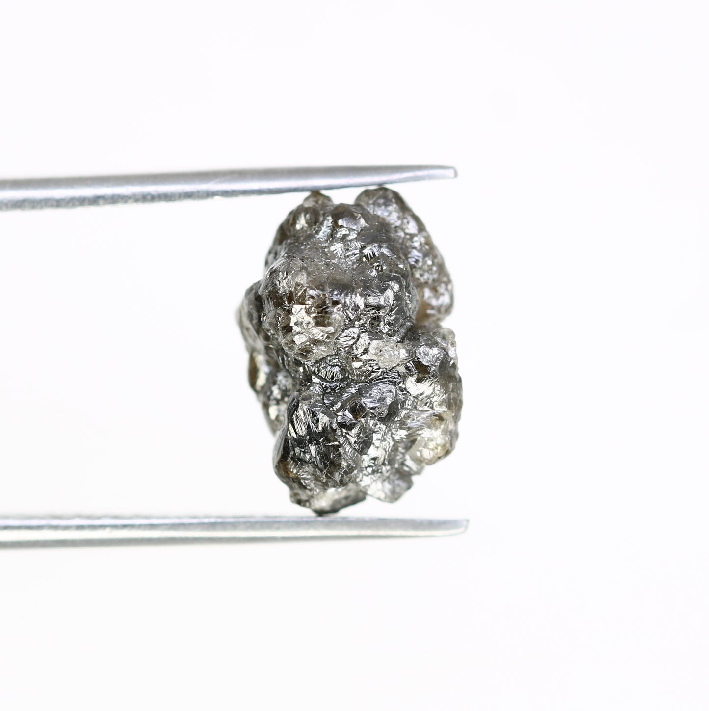 4.75 Carat 12.10 MM Grey Color Natural Loose Raw Rough Diamond For Wedding Ring - JayKrishna Diamond