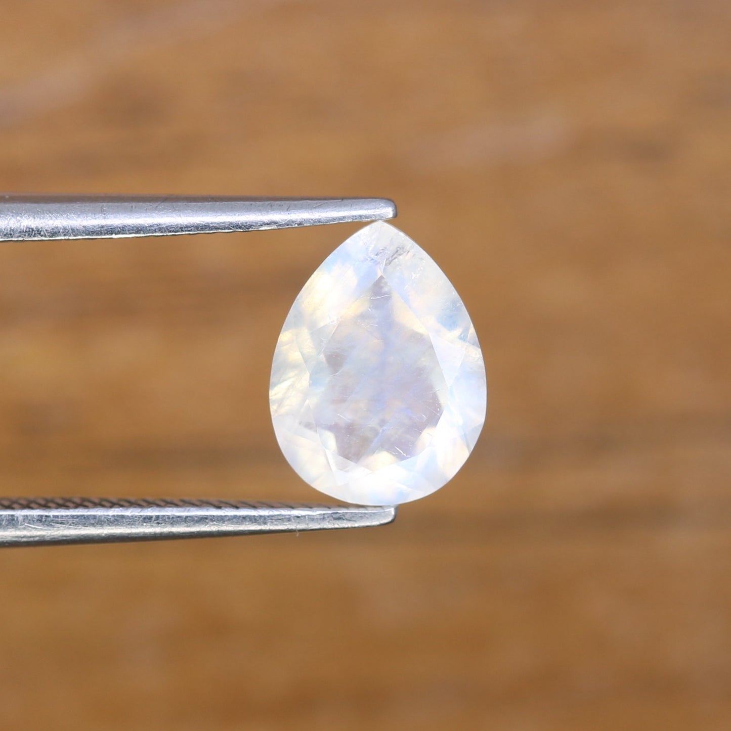 1.12 CT MoonStone Pear Shape White Gemstone For Engagement Ring - JayKrishna Diamond