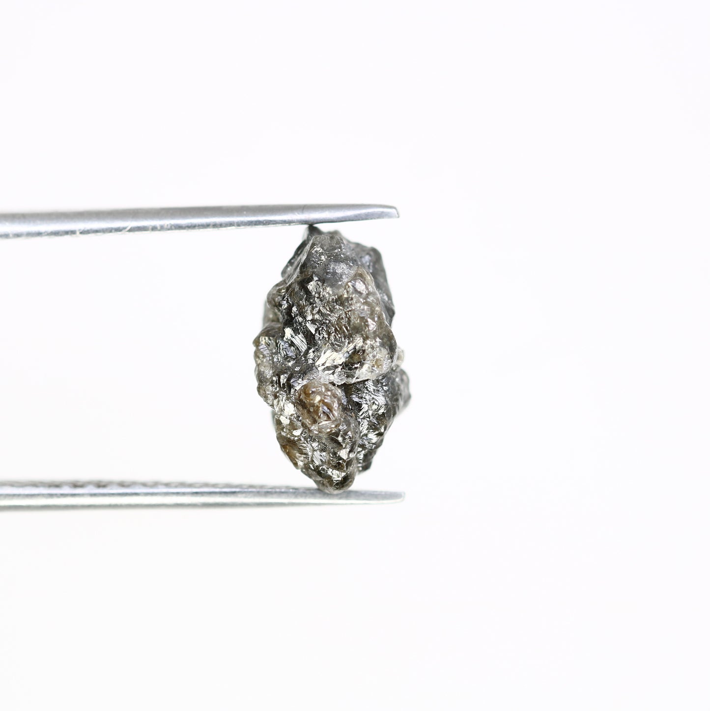 4.75 Carat 12.10 MM Grey Color Natural Loose Raw Rough Diamond For Wedding Ring - JayKrishna Diamond