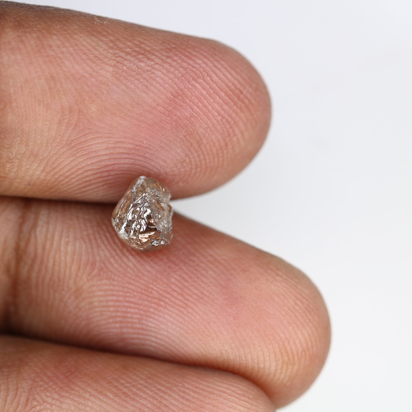 1.73 Carat Brown Color Natural Loose Raw Rough Diamond For Wedding Ring - JayKrishna Diamond