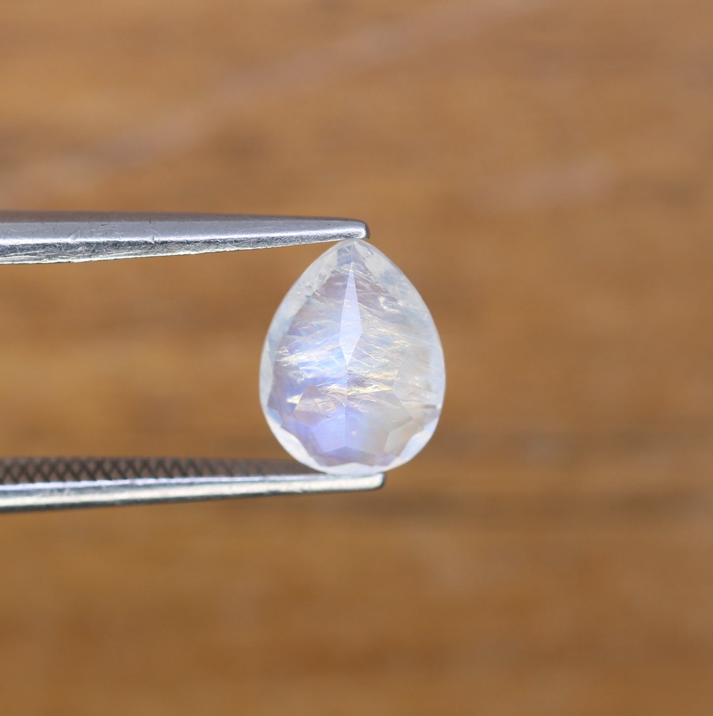 1.12 CT MoonStone Pear Shape White Gemstone For Engagement Ring - JayKrishna Diamond