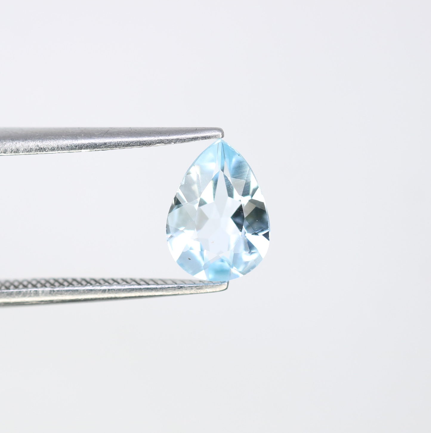 1.15 CT 8.30 x 6.00 MM Aquamarine Pear Cut Blue Gemstone For Engagement Ring - JayKrishna Diamond