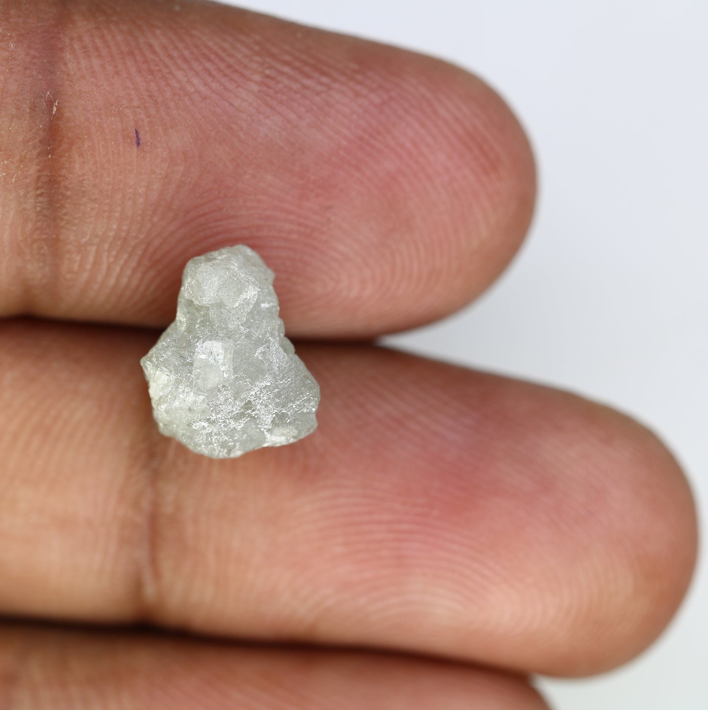 5.66 Carat Grey Color Natural Uncut Raw Loose Rough Diamond For Promise Ring - JayKrishna Diamond