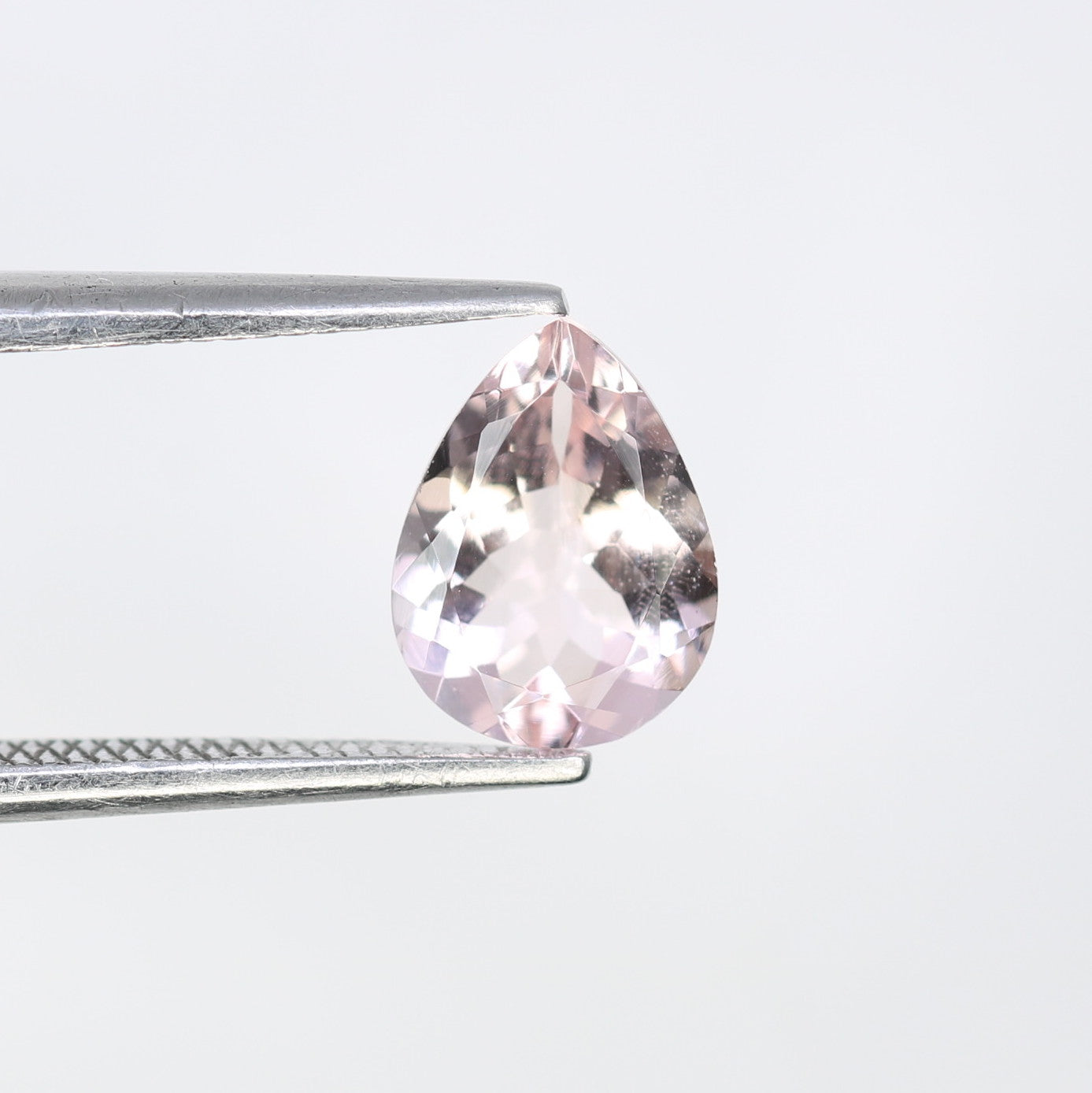 0.97 CT Morganite Pear Stone Pink 8.10 MM Gemstone For Engagement Ring - JayKrishna Diamond