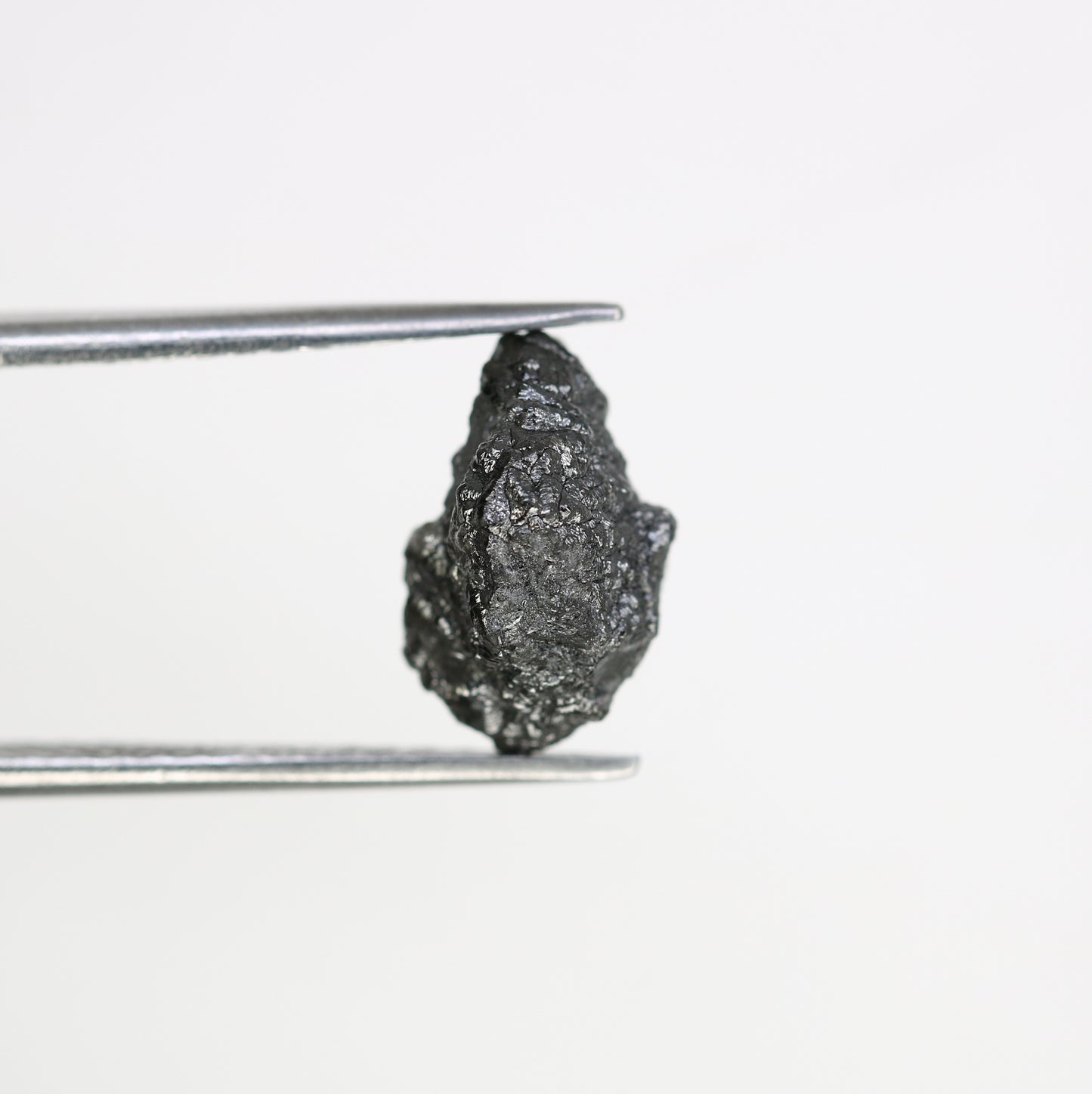 3.98 Carat Natural Loose Black Raw Uncut Rough Diamond For Vintage Diamond Ring - JayKrishna Diamond