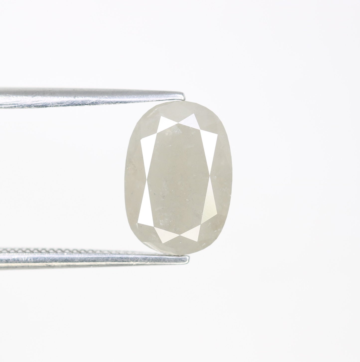 2.83 CT Salt And Pepper Oval Shape Natural Diamond For Engagement Ring - JayKrishna Diamond