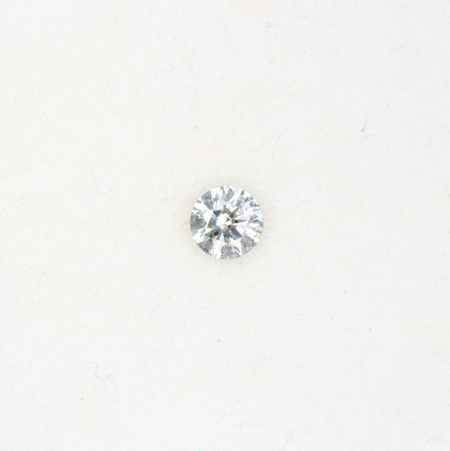 0.32 Carat Natural Salt and Pepper Round Brilliant Cut Diamond – Ideal for Galaxy Rings | Unique Salt and Pepper Round Diamond - JayKrishna Diamond