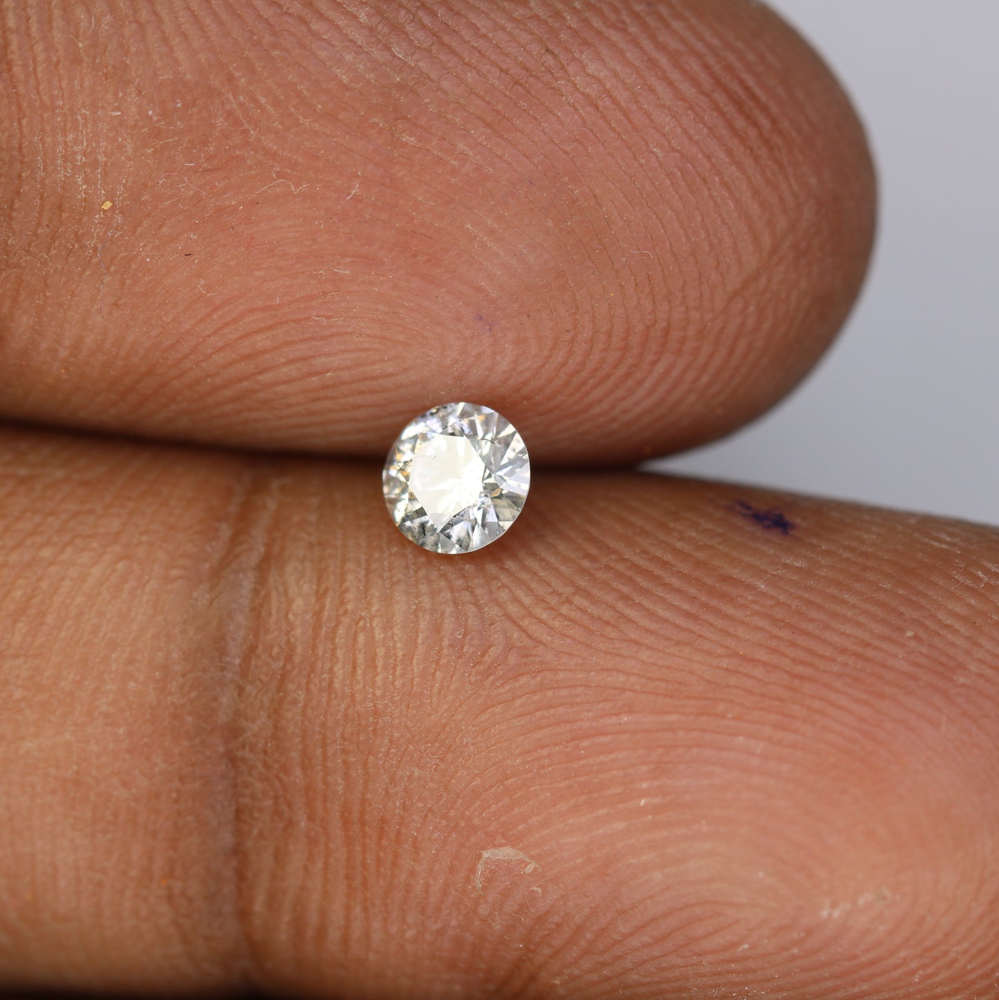 0.32 Carat Natural Salt and Pepper Round Brilliant Cut Diamond – Ideal for Galaxy Rings | Unique Salt and Pepper Round Diamond - JayKrishna Diamond