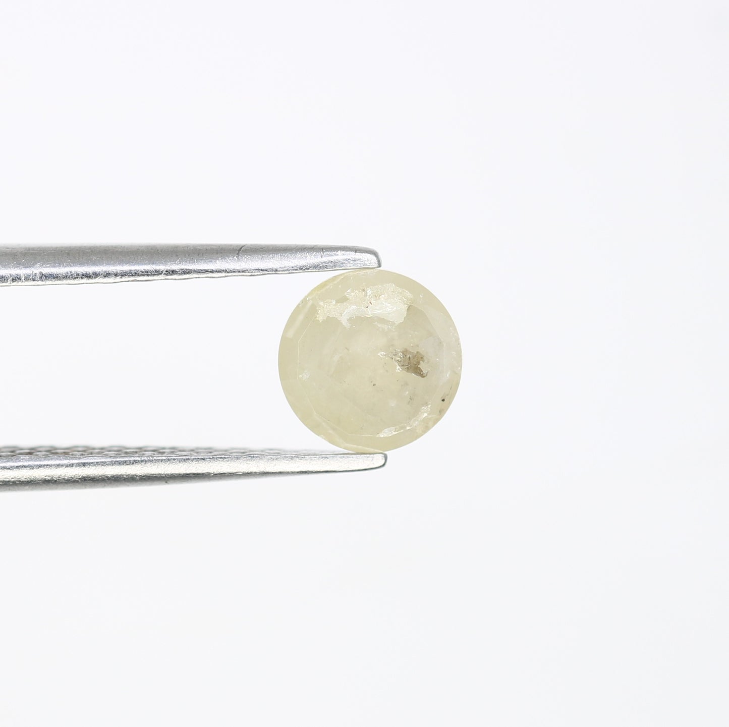 0.78 CT Natural Grey Round Rose Cut Diamond For Proposal Ring - JayKrishna Diamond