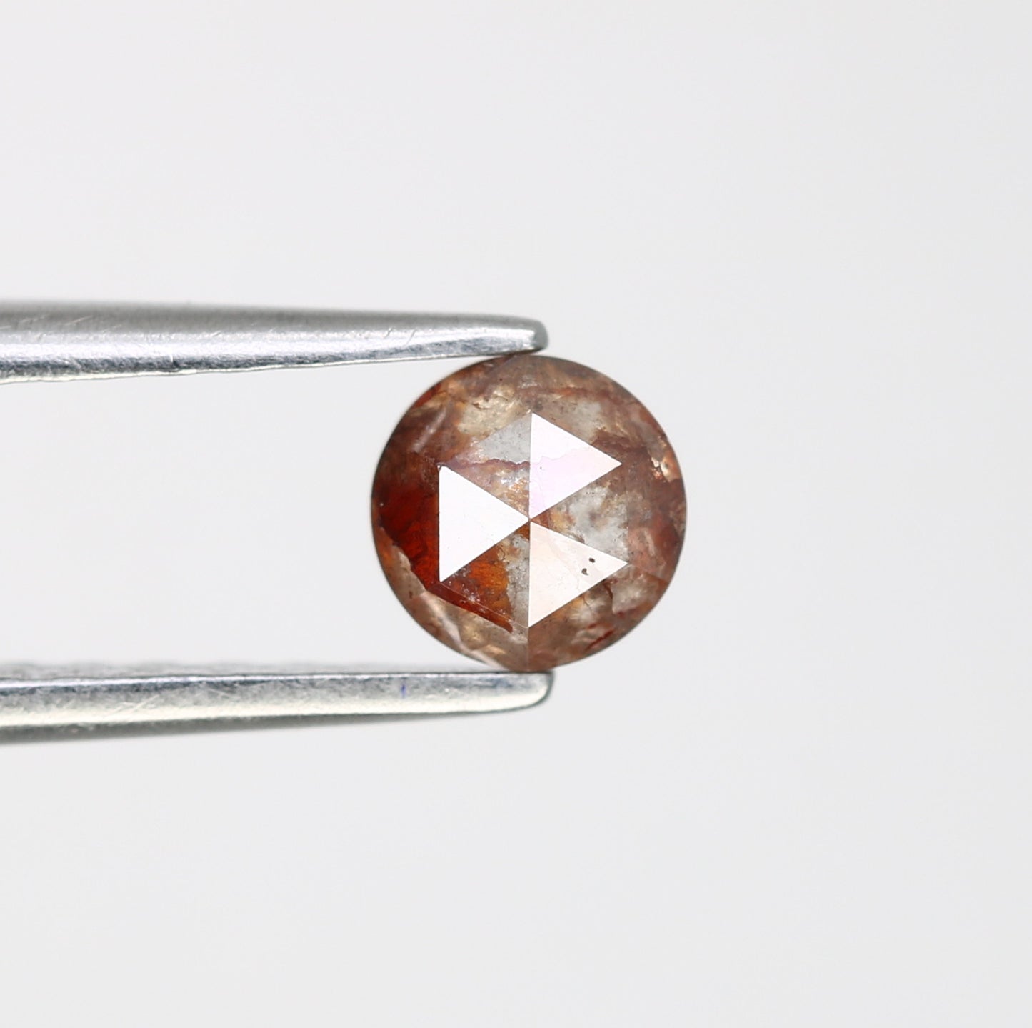0.56 CT Round Rose Cut Natural Red Diamond – Striking Loose Gem for Bold Statement Rings - JayKrishna Diamond