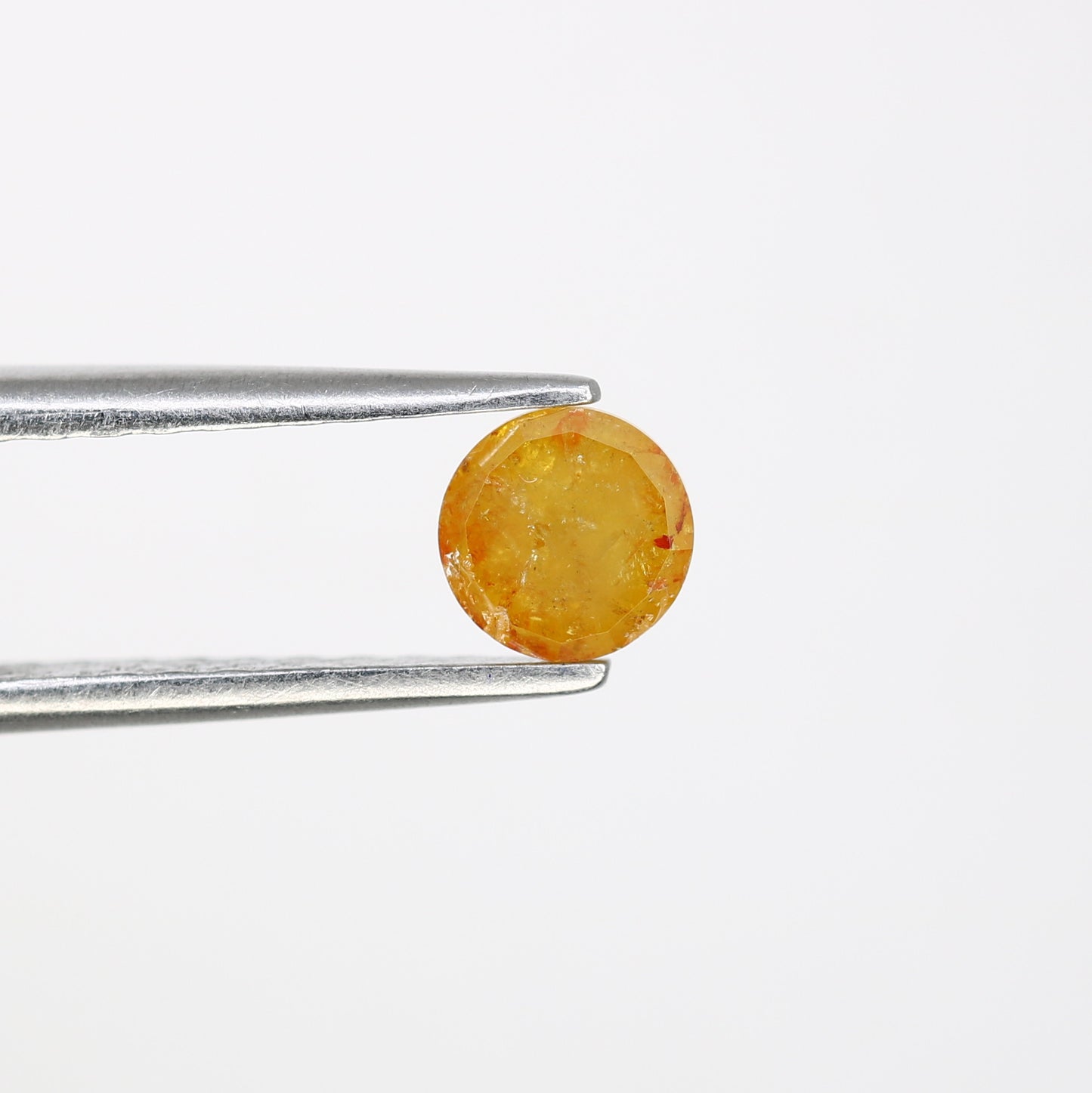 0.58 CT Polished Round Rose Cut Natural Yellow Diamond – Stunning Loose Gem for Custom Designer Rings - JayKrishna Diamond