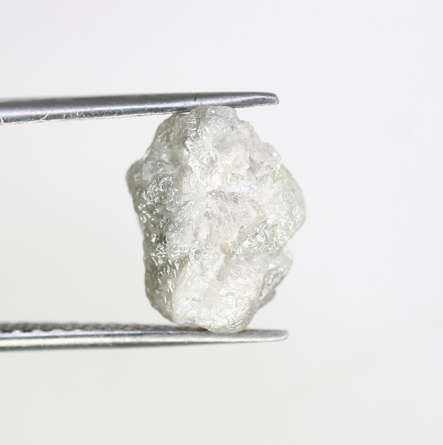 5.72 CT 12.00 x 10.00 MM Raw Rough Uncut Grey Diamond For Engagement Ring - JayKrishna Diamond