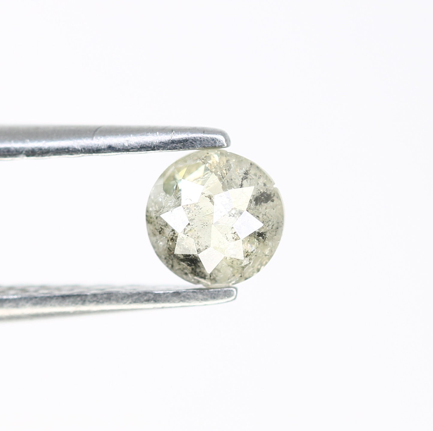 0.40 CT Grey Round Rose Cut 4.50 MM Loose Galaxy Diamond for Custom Statement Rings, Unique Engagement Jewelry & Elegant Fine Jewelry - JayKrishna Diamond